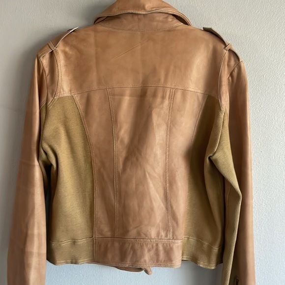 Free People Leather Jacket Size L - Picture 10 of 13
